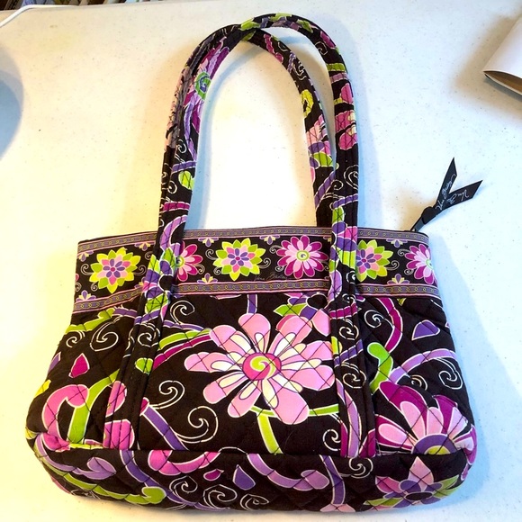 Vera Bradley Purple Punch Little Betsy Purse - Picture 2 of 11